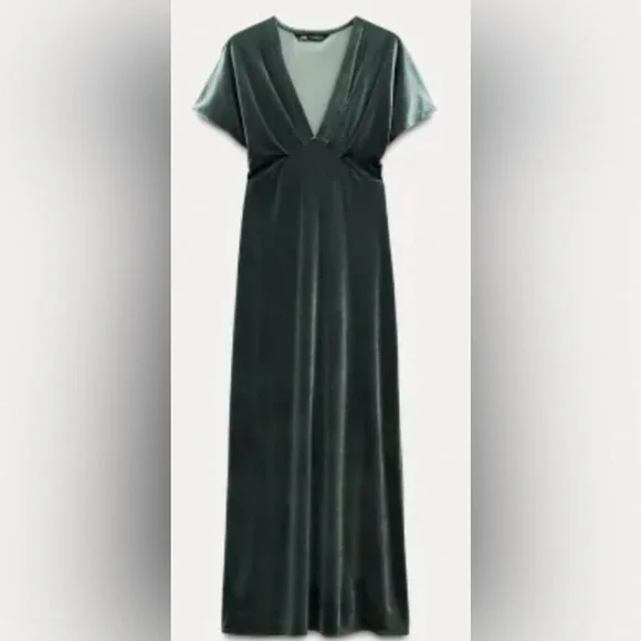 green sequin dress midi Retrofete Ellen Dress in Dark Green